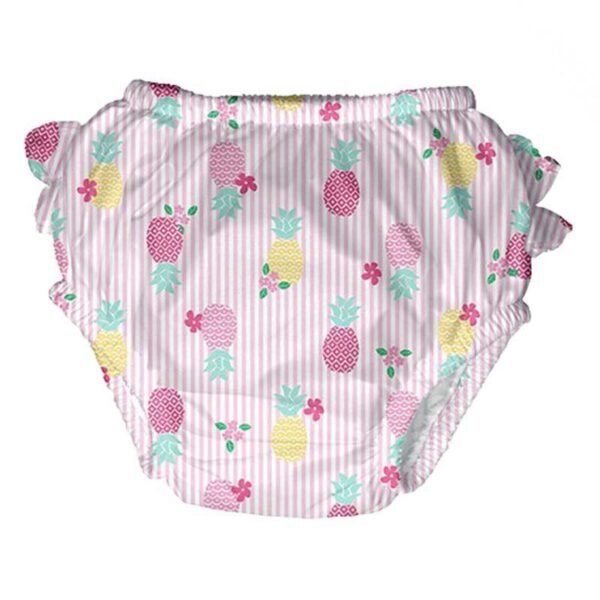 Adorable Baby Striped Pineapple Swimming Nappy